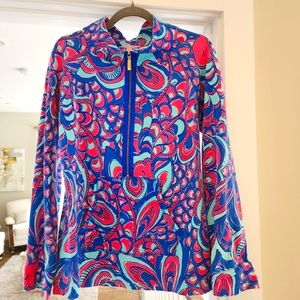 Lilly pulitzer popover,half zip